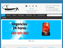 Tablet Screenshot of centroveterinarioanimalia.com